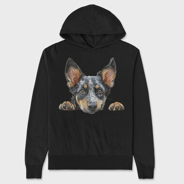 Peering Australian Gaze, Hanorac Oversize Barbati (Unisex)