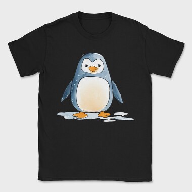 Penguin Cute Minimalist, Tricou Barbati (Unisex)