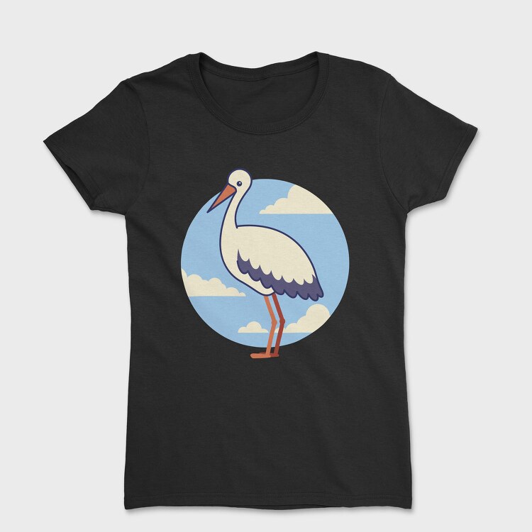 Cute Stork, Tricou Femei