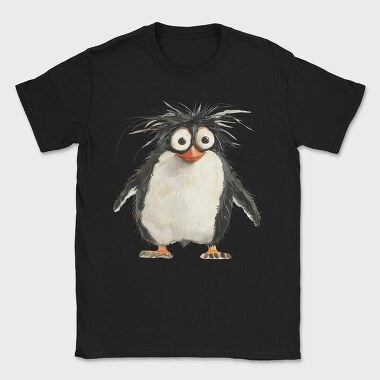 Penguin Feathers Qrky, Tricou Barbati (Unisex)
