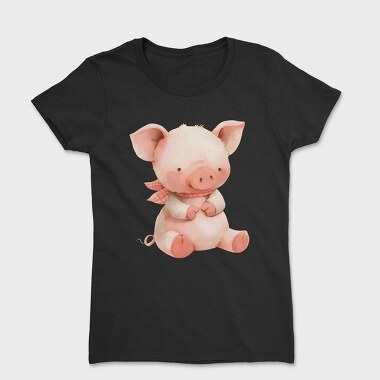 Piglet Scarf, Tricou Femei