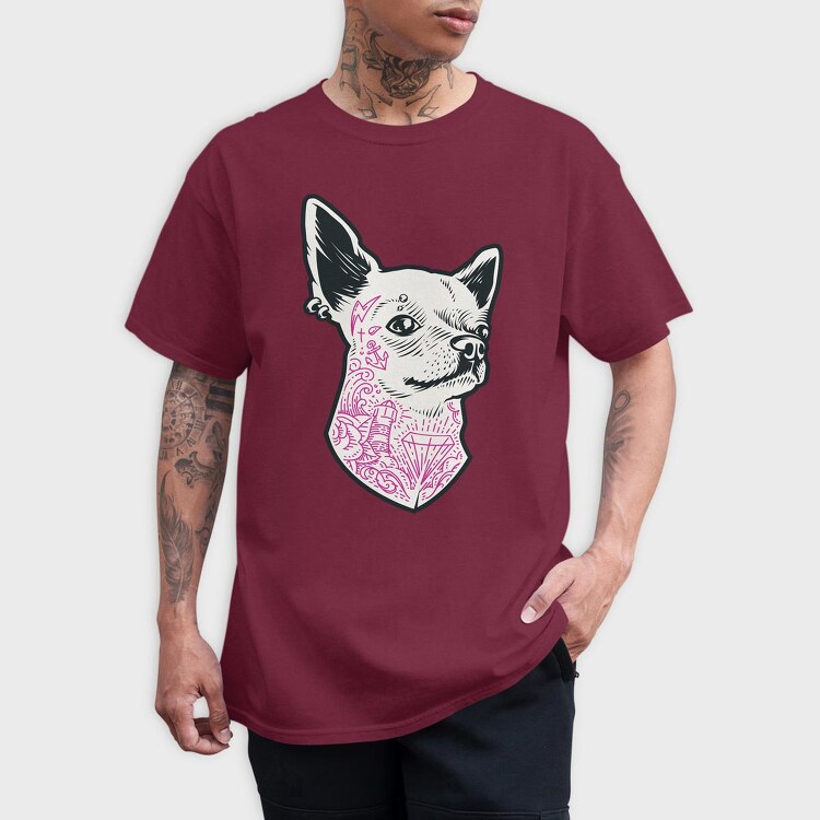 Tattoo Chiwawa, Tricou Barbati (Unisex)