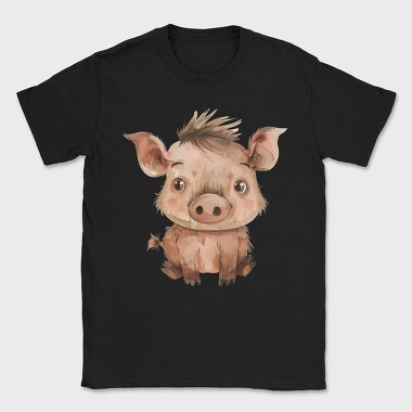 Piglet Sleepy Cute, Tricou Barbati (Unisex)