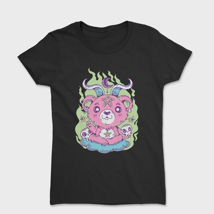 Cute Pastel Bear, Tricou Femei