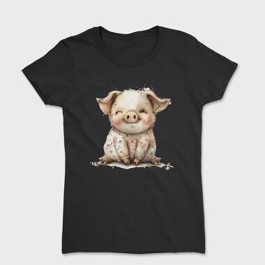 Pig Flower Dress, Tricou Femei