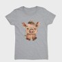Piglet Sleepy Cute, Tricou Femei