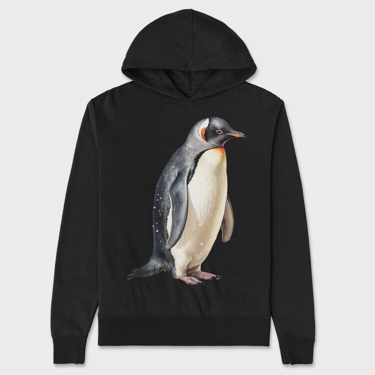 Penguin Feathers, Hanorac Oversize Barbati (Unisex)