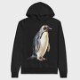 Penguin Feathers, Hanorac Oversize Barbati (Unisex)