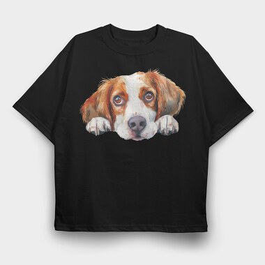 Peking Dog Breed, Tricou Oversize Barbati (Unisex)