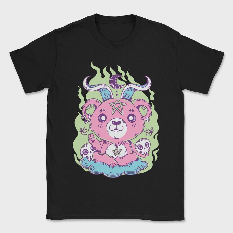 Cute Pastel Bear, Tricou Barbati (Unisex)