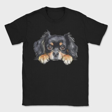 Peking Dog Clipart, Tricou Barbati (Unisex)