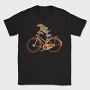 Dachshund Dog Bike, Tricou Barbati (Unisex)
