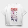 Cyborg Mind, Tricou Oversize Barbati (Unisex)
