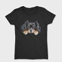 Peking Dog Clipart, Tricou Femei