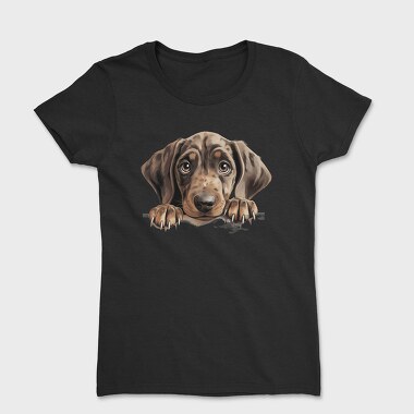 Plott Hound Peeking, Tricou Femei