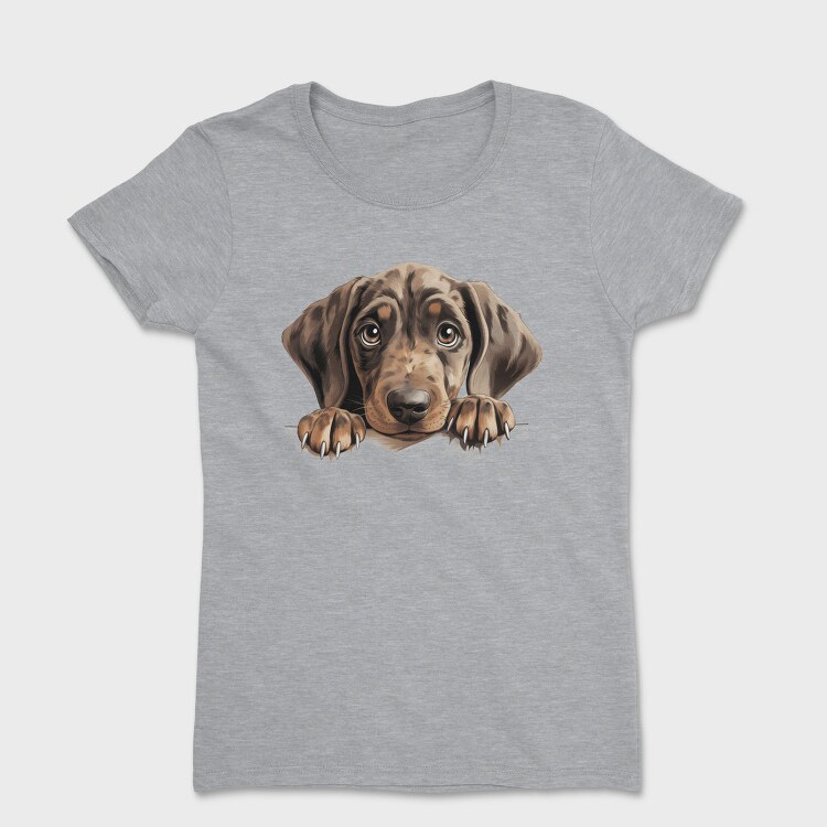 Plott Hound Peeking, Tricou Femei