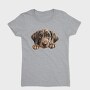 Plott Hound Peeking, Tricou Femei