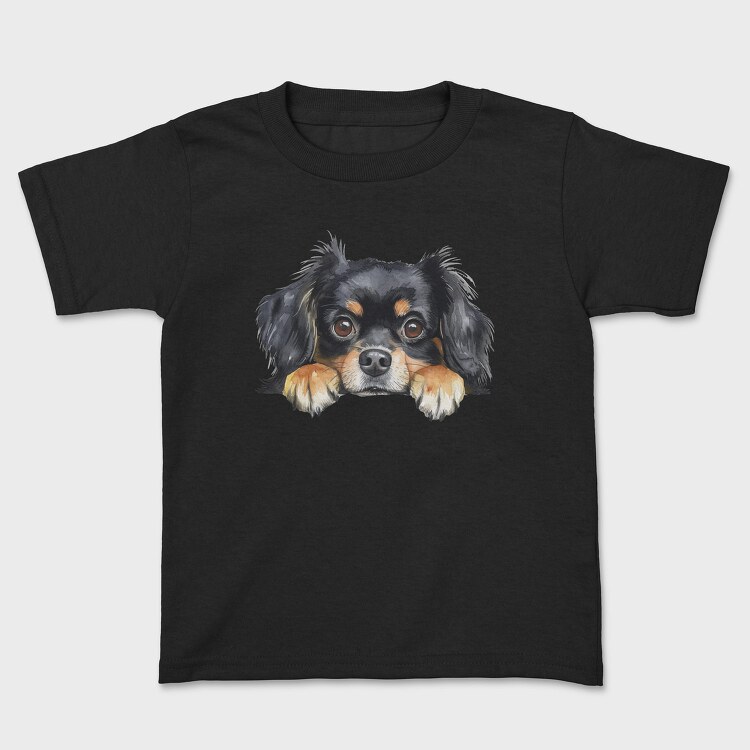 Peking Dog Clipart, Tricou Copii