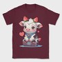 Cute Strawberry Cow, Tricou Barbati (Unisex)