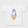 Cute Penguin Ice Cream, Tricou Copii
