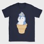 Cute Penguin Ice Cream, Tricou Barbati (Unisex)
