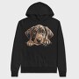 Plott Hound Peeking, Hanorac Oversize Barbati (Unisex)