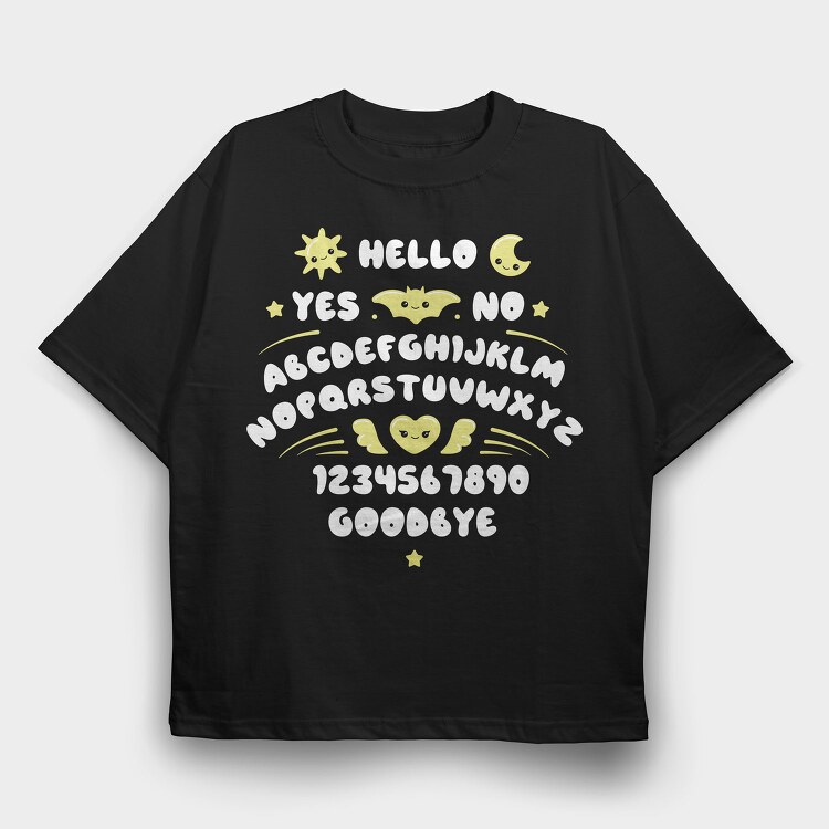 Cute Ouija, Tricou Oversize Barbati (Unisex)