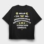 Cute Ouija, Tricou Oversize Barbati (Unisex)