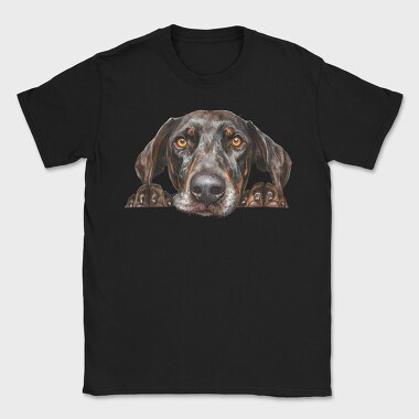 Plott Hound Peep, Tricou Barbati (Unisex)