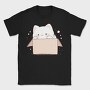 Cute Little Cat Box, Tricou Barbati (Unisex)