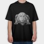 Crocodille, Tricou Oversize Barbati (Unisex)