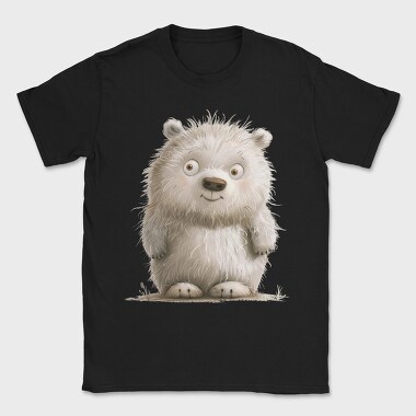 Polar Bear Sitting, Tricou Barbati (Unisex)
