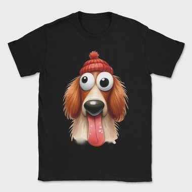 Puppy Funny Tongue, Tricou Barbati (Unisex)