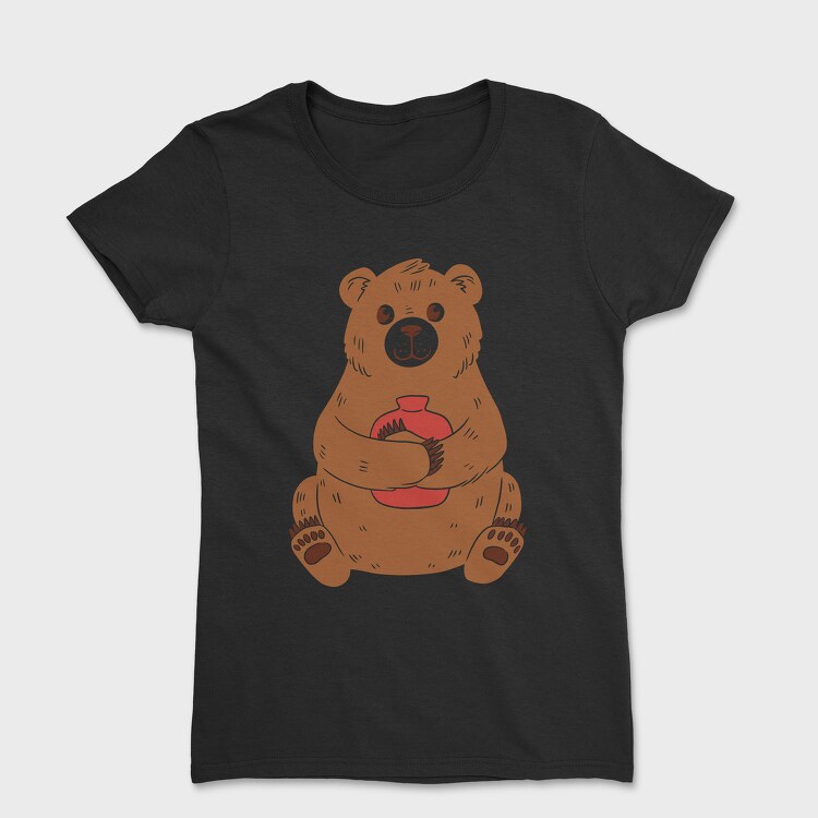Cute Hot Water Bear, Tricou Femei