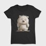 Polar Bear Sitting, Tricou Femei