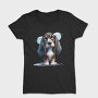 Puppy Glasses Sitting, Tricou Femei