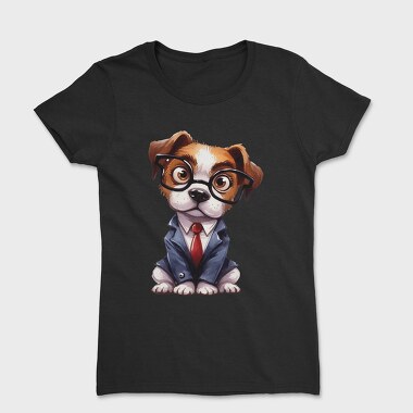 Puppy Glasses Suit, Tricou Femei
