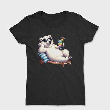 Polar Bear Sunglasses, Tricou Femei