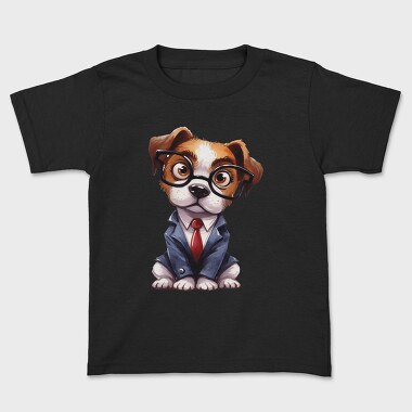 Puppy Glasses Suit, Tricou Copii
