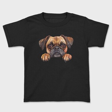 Puggle Peeking Face, Tricou Copii