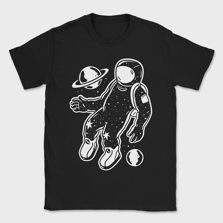 Astronaut Floating Space Galaxy, Tricou Barbati (Unisex)