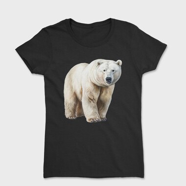 Polar Bear Walking, Tricou Femei