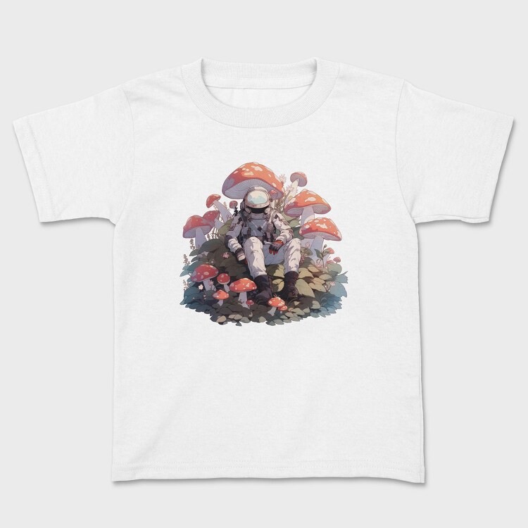 Astronaut On Mushroom Planet, Tricou Copii