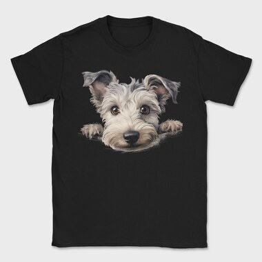 Pumi Peeking Dog, Tricou Barbati (Unisex)