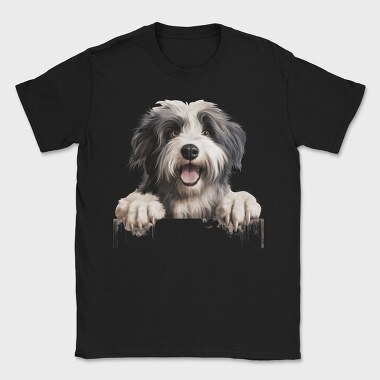 Polish Lowland Sheepdog, Tricou Barbati (Unisex)