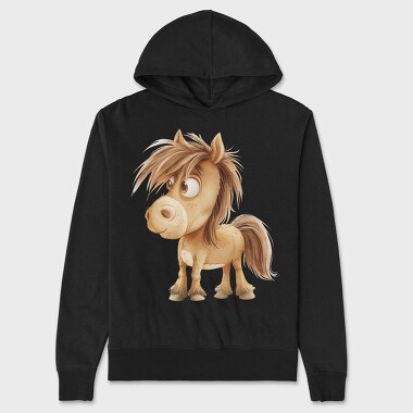 Pony Curly Hair, Hanorac Oversize Barbati (Unisex)