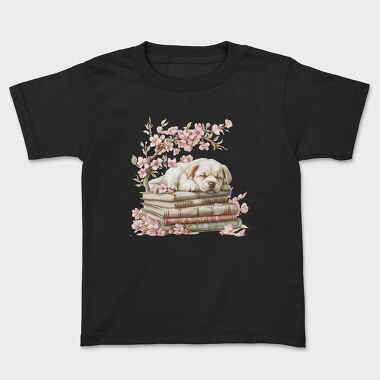 Puppy Sleeping Books, Tricou Copii