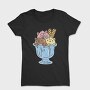 Cute Cats Ice Cream Bowl, Tricou Femei