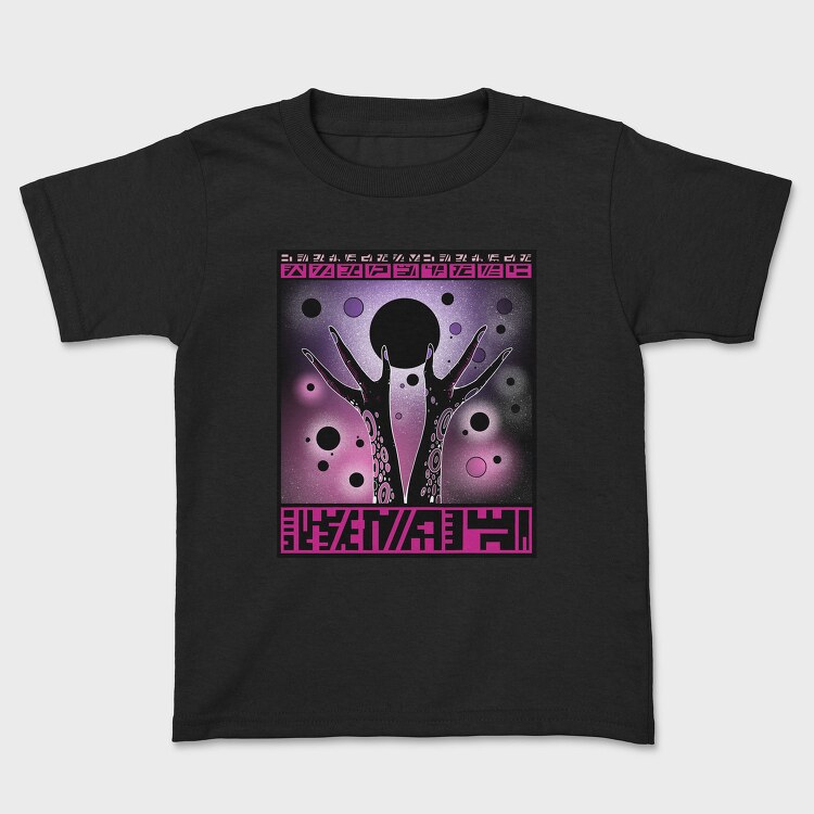 Cosmic Alien Hands With Planet Beings 08, Tricou Copii