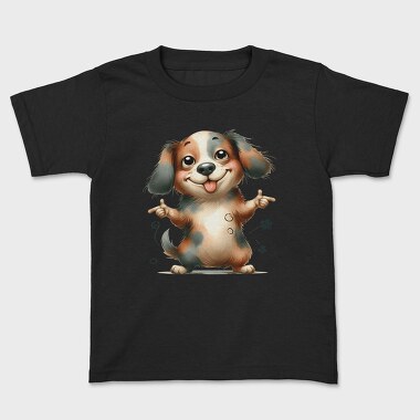 Puppy Smile Tongue, Tricou Copii